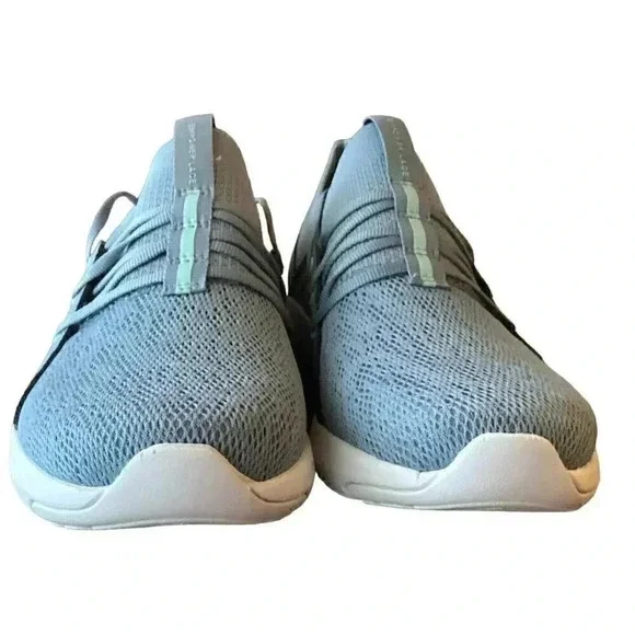 Ryka Walking Sneakers Womens 8.5 M Blue Empower Lace Slip On Knit Shoes NEW - Picture 2 of 7